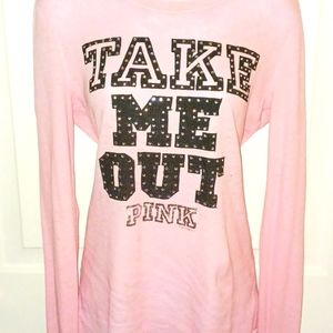 PINK TAKE ME OUT SHIRT